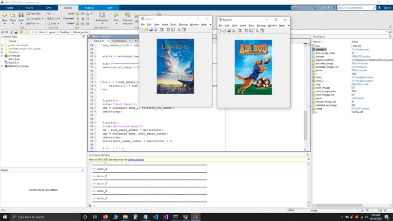 Poster based similar movie retrieval  – screenshot 5