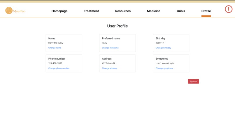 Moodie – screenshot 1