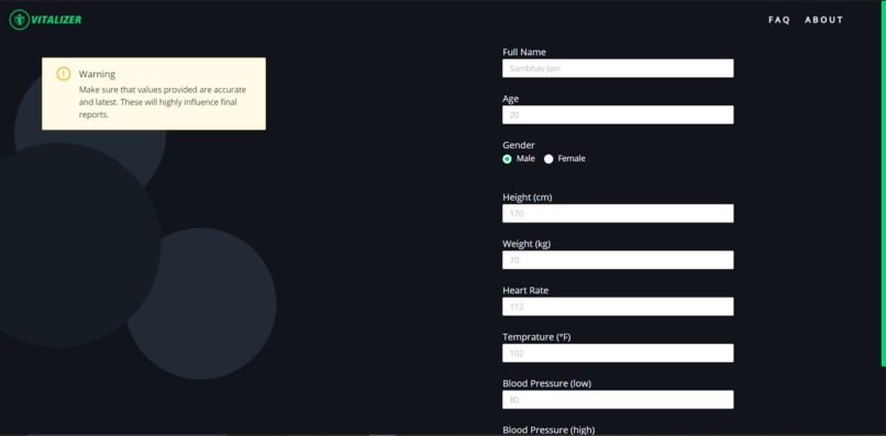 Vitalizer – screenshot 2