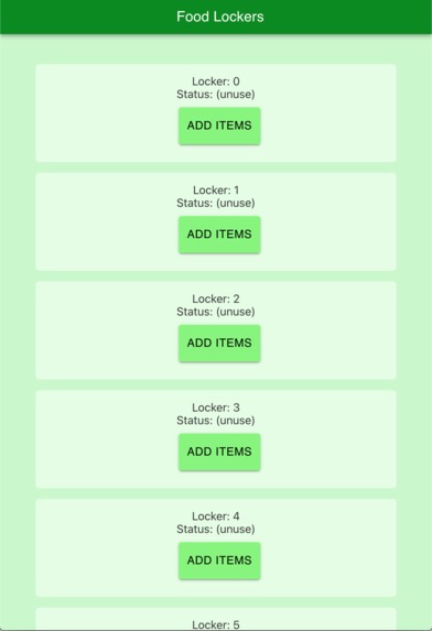 FoodLocker – screenshot 1