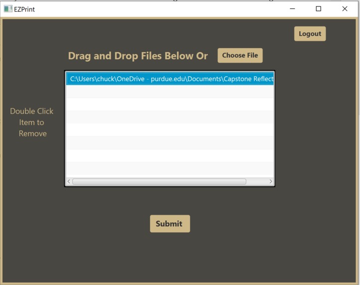 EZPrint – screenshot 2