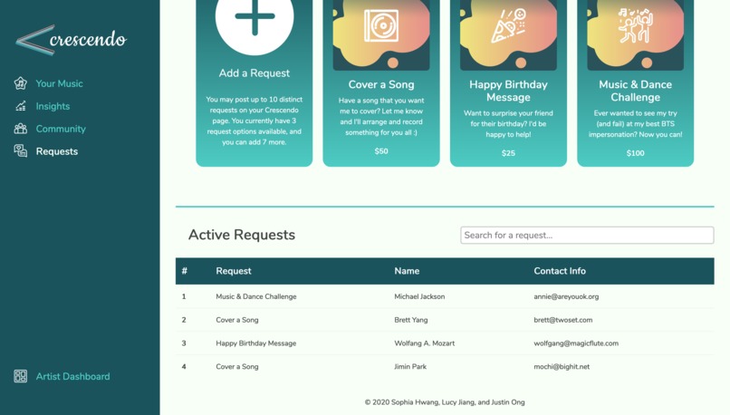 Crescendo – screenshot 2