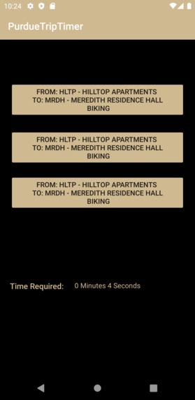 Purdue Trip Timer – screenshot 4