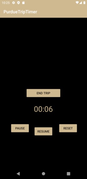 Purdue Trip Timer – screenshot 5