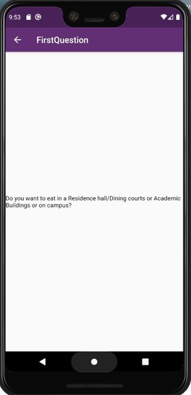 Purdue Food Recommendation – screenshot 2
