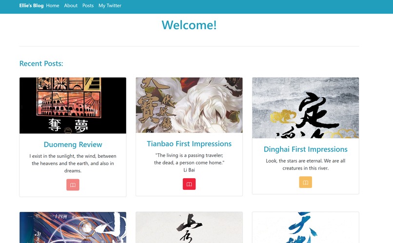 Book Reviews Blog – screenshot 1