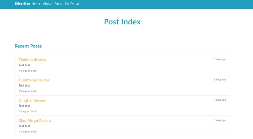 Book Reviews Blog – screenshot 2