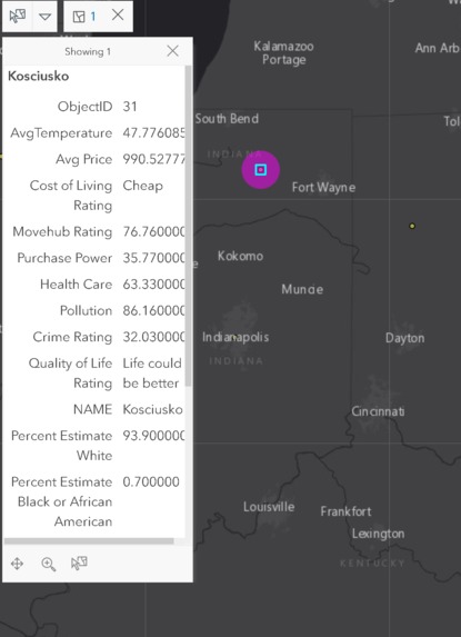 City Search x GIS – screenshot 2