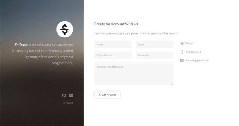 FinTrack – screenshot 1