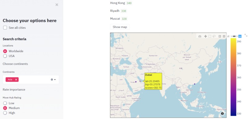 The Global Aggie City Recommender – screenshot 6