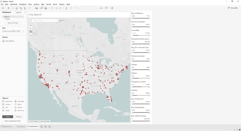 US City Search – screenshot 2