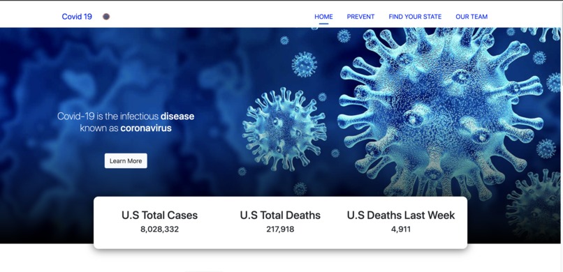 Covid tracker – screenshot 4