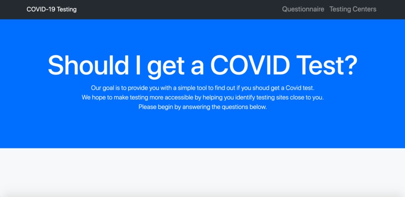 Do I need a Covid Test? – screenshot 1