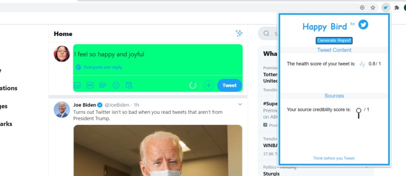 Happy Bird for Twitter – screenshot 2