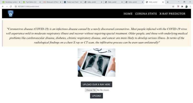 Predict and Track The COVID-19 – screenshot 2