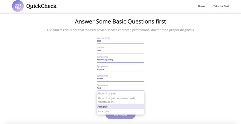 QuickCheck – screenshot 5