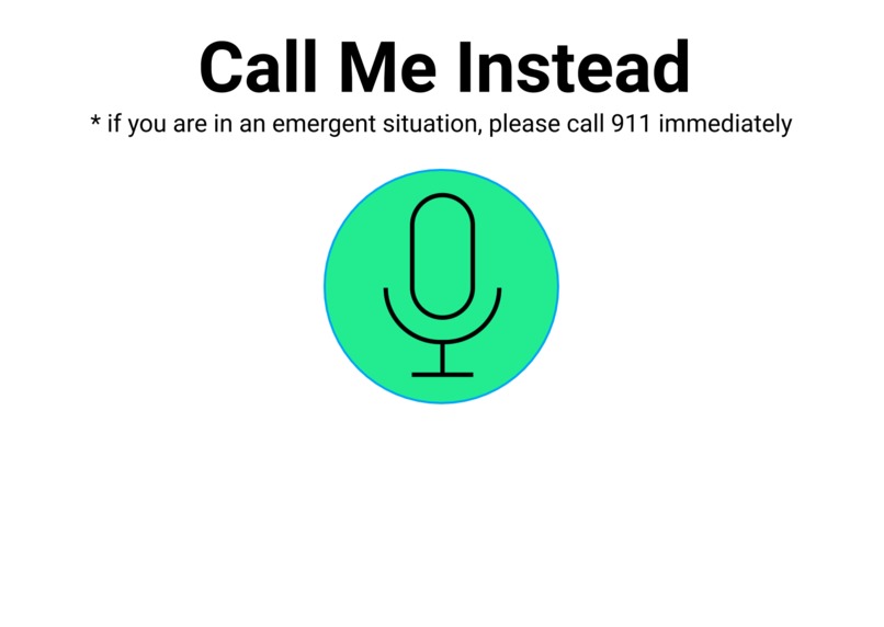 Call Me Instead – screenshot 1