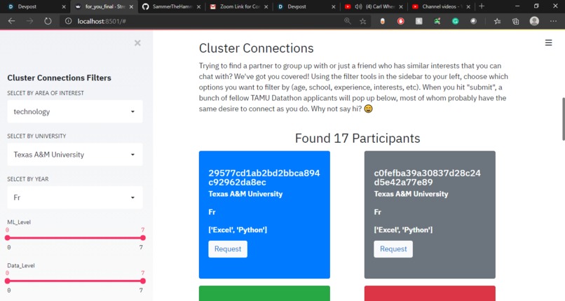 For You Page- Team Builder, Workshop Finder – screenshot 2