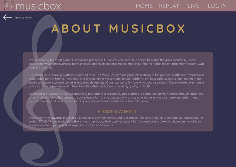 MusicBox Live Concert Streaming Platform – screenshot 6