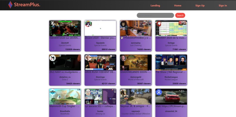 StreamPlus – screenshot 1