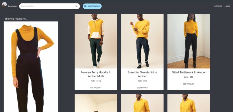 SlowMoIt: Sustainable Clothing Search – screenshot 2