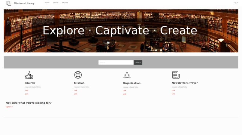 MissionsLibrary.org – screenshot 1