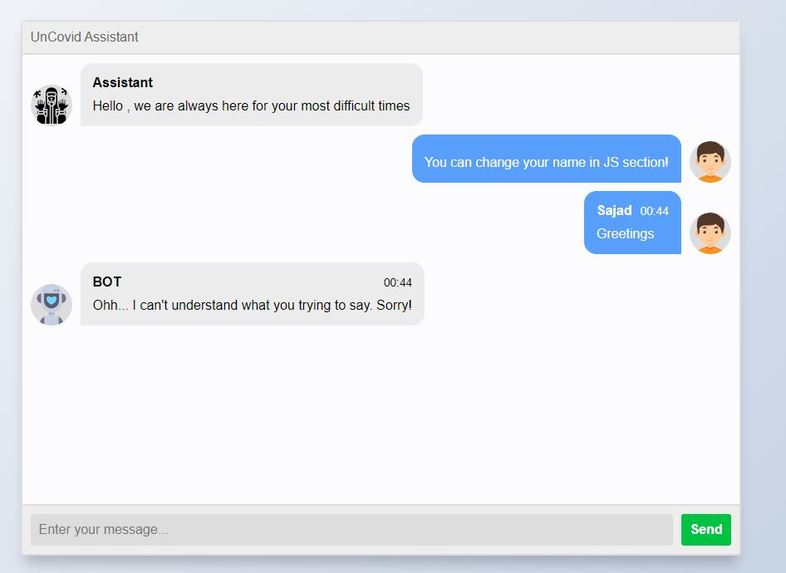 UnCovid – screenshot 2