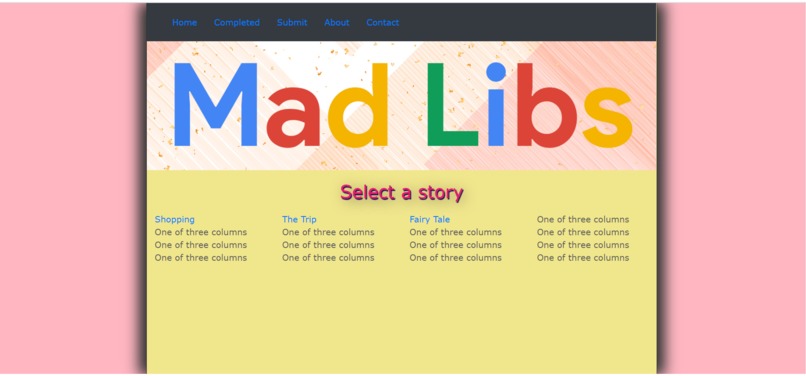 Mad Libs Game – screenshot 1
