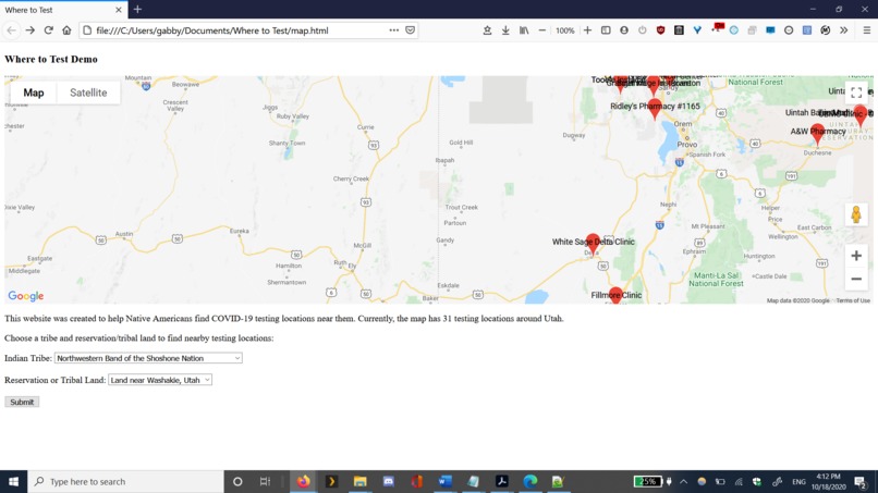 Where to Test – screenshot 5