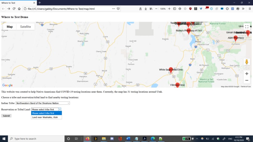 Where to Test – screenshot 4