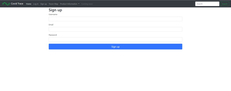 Covid Tracer – screenshot 1