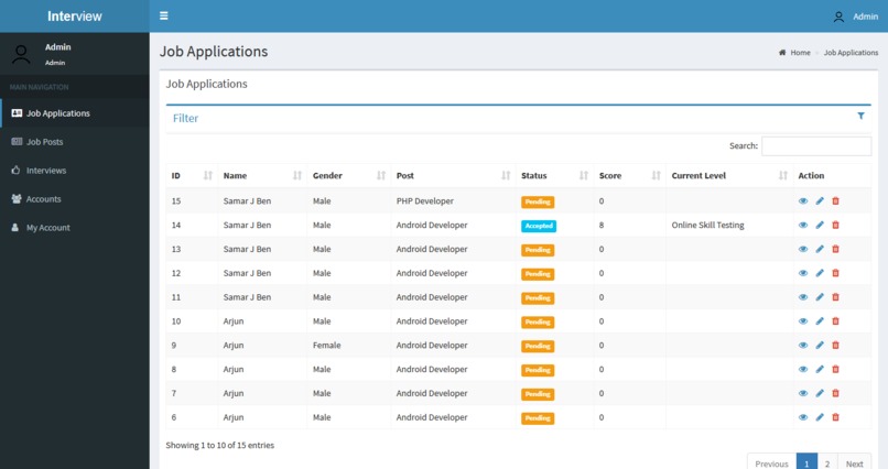 Fraud Detection In Interview – screenshot 1