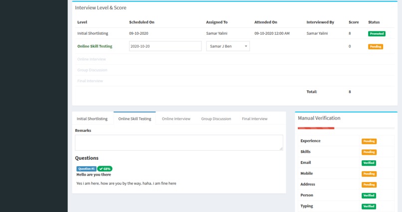 Fraud Detection In Interview – screenshot 3