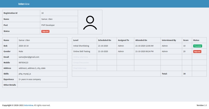 Fraud Detection In Interview – screenshot 6
