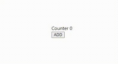 Managing a global state just using React – screenshot 2
