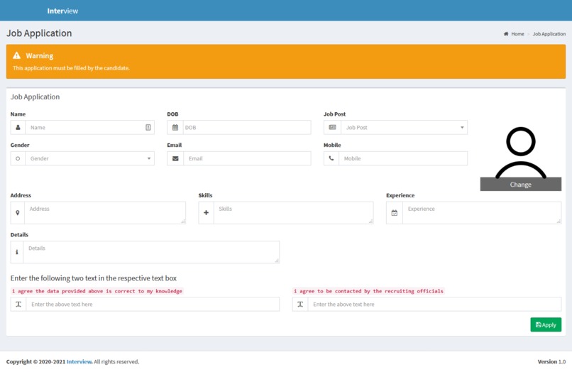 Fraud Detection In Interview – screenshot 5