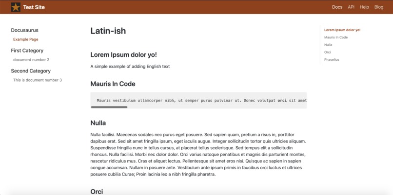 Editing your Docusaurus Site with NetlifyCMS – screenshot 1