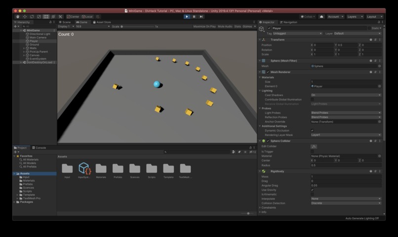 Roll-a-ball Game – screenshot 1