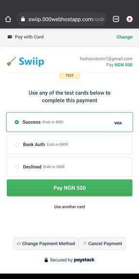 Swiip – screenshot 5