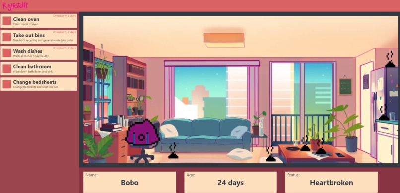Kajiotchi (Virtual Chore Pet) – screenshot 3