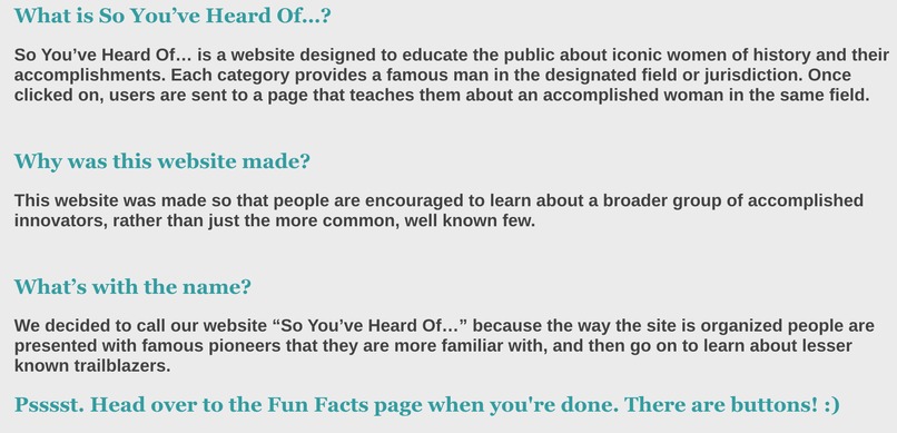 So You've Heard Of... – screenshot 2