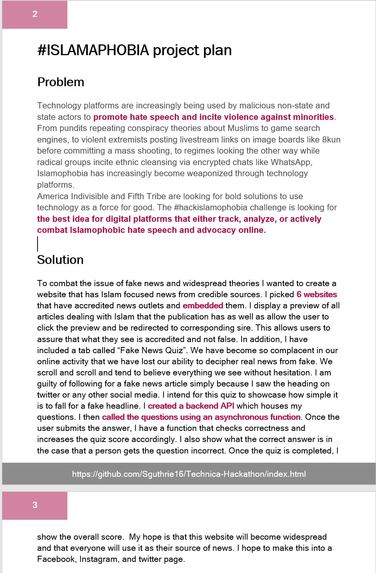 Combat islamophobia #hackislamophobia   – screenshot 1