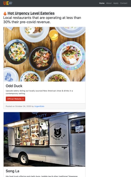 UrgentEats – screenshot 2