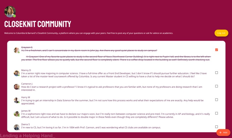 CloseKnit Community – screenshot 3