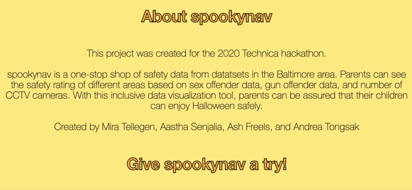 spookynav : Trick or Treat Safely – screenshot 3