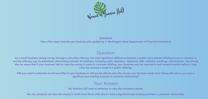 Woman in Business Hub! – screenshot 5