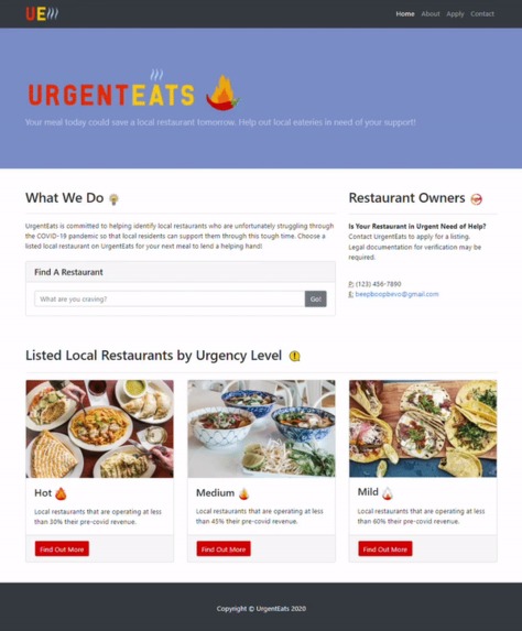 UrgentEats – screenshot 1