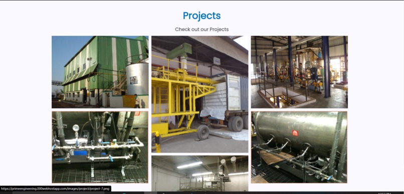 Prime Engineering Website – screenshot 4