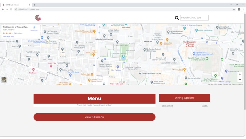 Covid Eats – screenshot 1