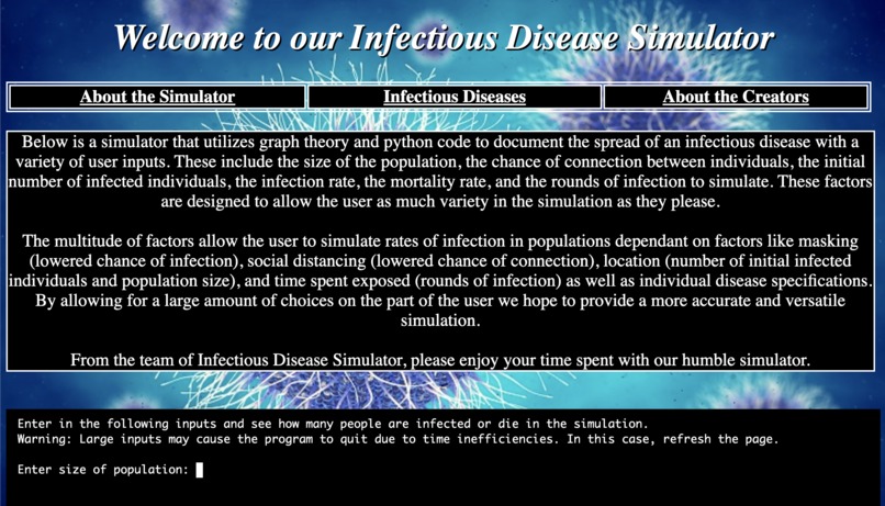 Infectious Disease Simulator – screenshot 1